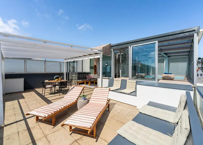 شقة Penthouse Boa Vista - Private Pool & Sea Views