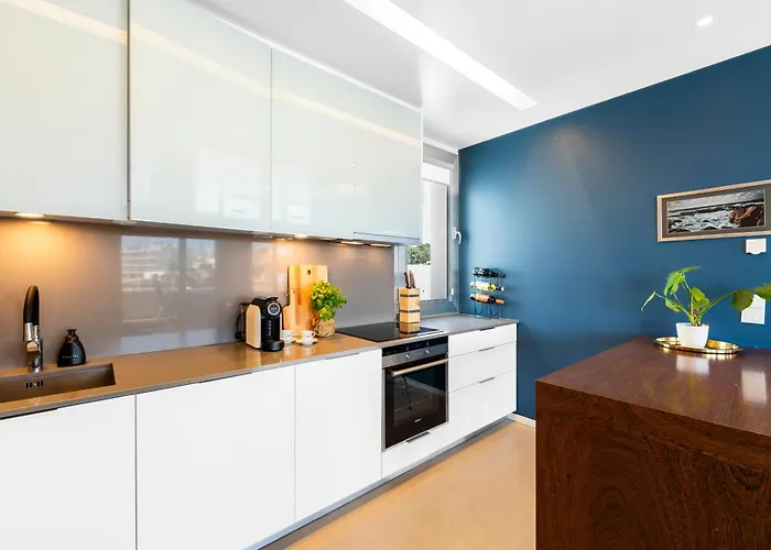 Penthouse Boa Vista - Private Pool & Sea Views شقة نازاريه