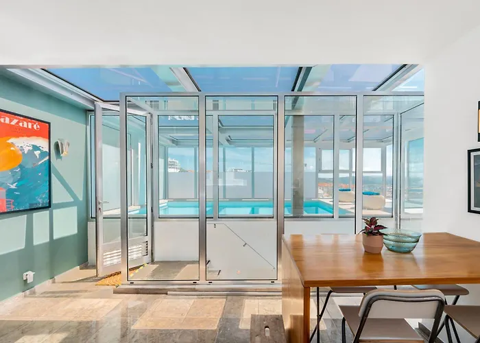شقة Penthouse Boa Vista - Private Pool & Sea Views